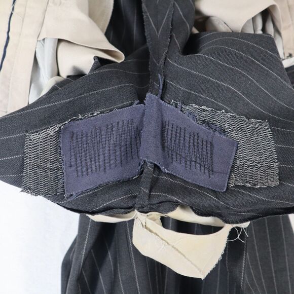 Charles Tyrwhitt 2 Piece Pinstriped Suit Men's 42L Pants 35x31 100% Wool Gray - Picture 3 of 16